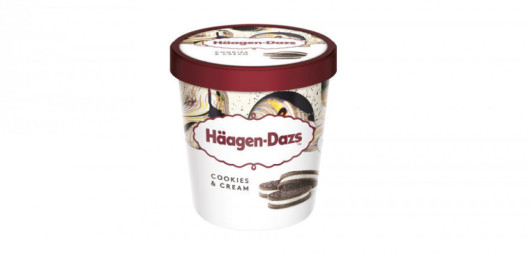 Glace Cookies and cream...
